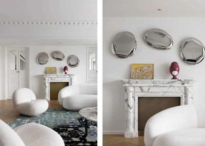 生活中强迫症“患者”，柔软又精致的法式148m²复式，超惹人爱