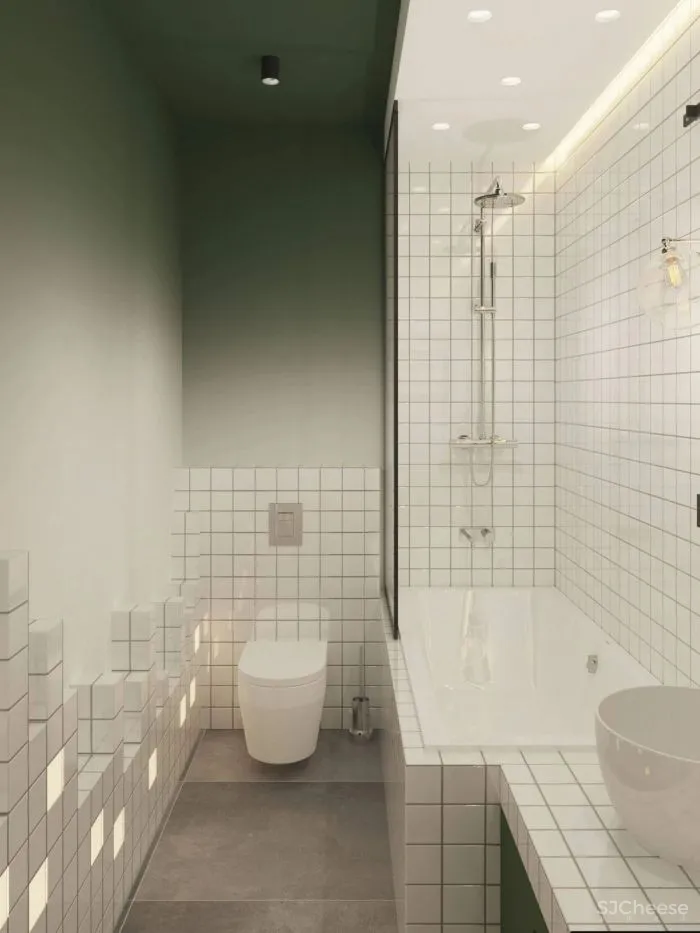 Confident Black, White - Yellow Interiors