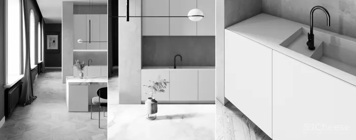 现代简约风公寓,满分的设计!