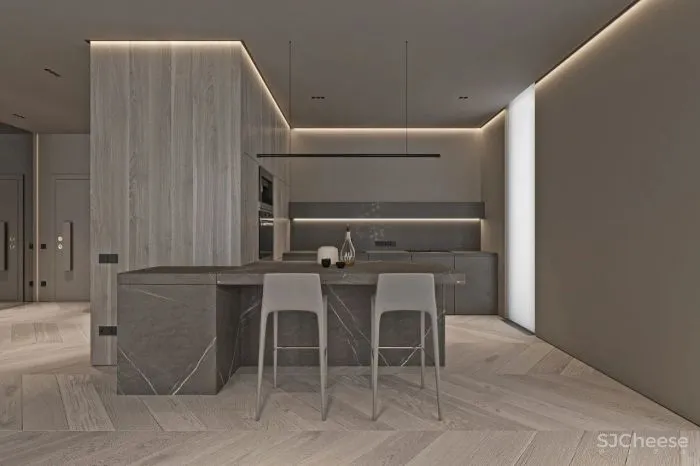 100㎡高级灰空间,极具设计感!