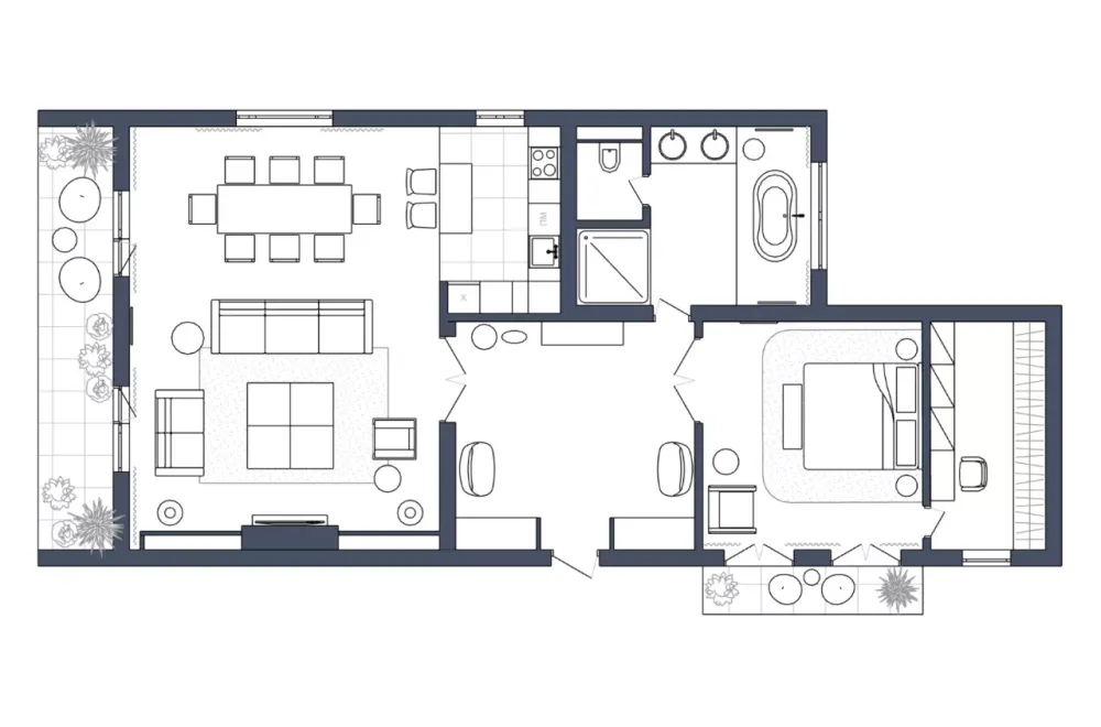 如在云端的115㎡米色公寓！