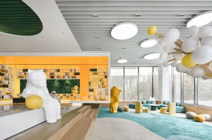 EH DESIGN 空间 金地·奥园格林云尚售楼处：自然的生长