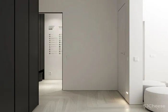 简约风 LOFT,完美演绎黑白调的空间美学