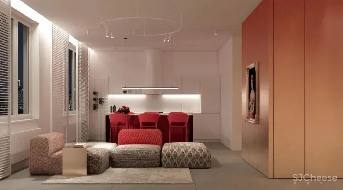 热烈红爱意满满的家