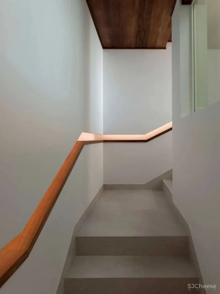 极简住宅设计，屋檐下的那抹灯带是最好的风景