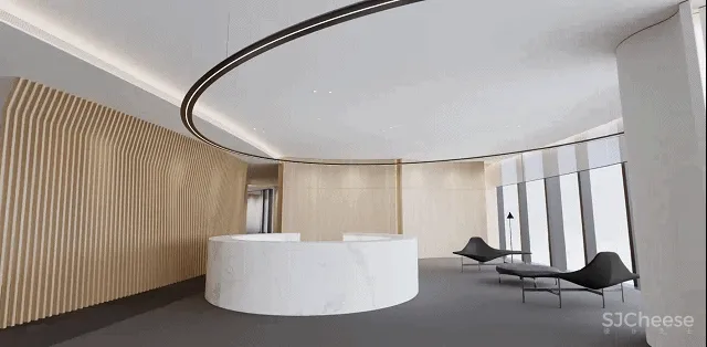 新作丨 YuQiang-Partners 游走于直线与曲线的极简设计