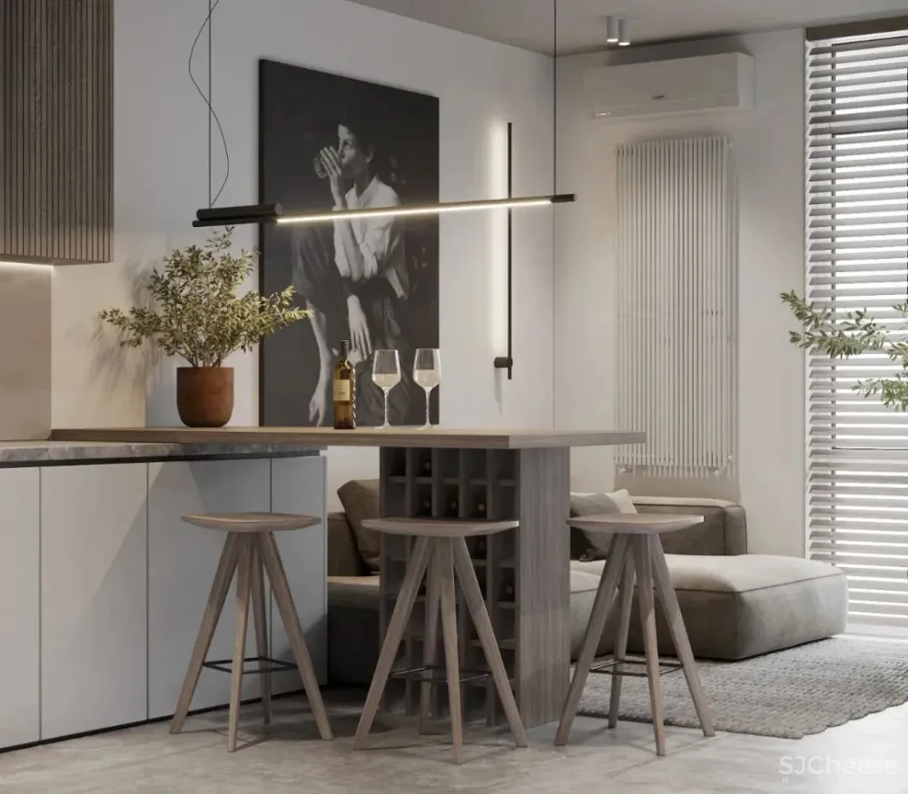 浅灰 原木,简约自然,温暖治愈!