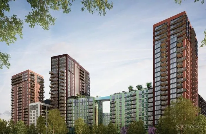 伦敦上空惊现透明泳池,架在公寓楼之间,带火两栋楼