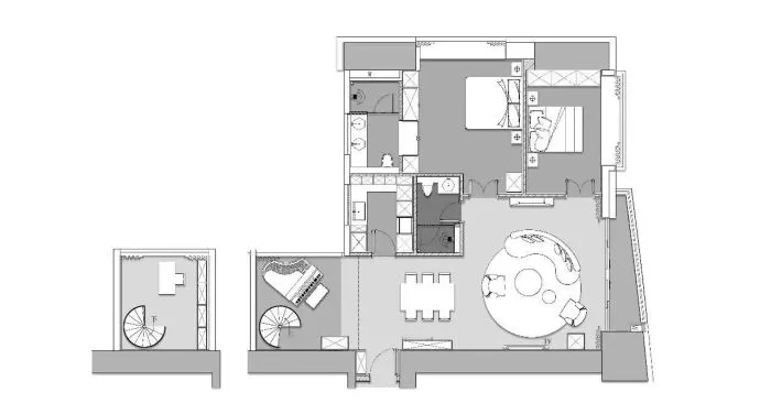 生活中强迫症“患者”，柔软又精致的法式148m²复式，超惹人爱