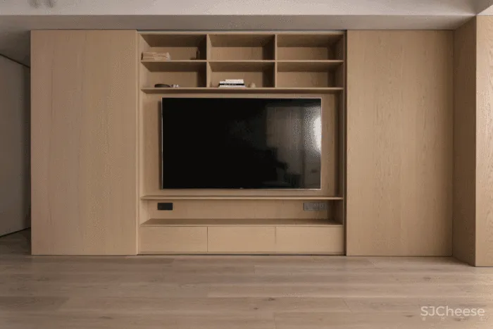 130㎡禅意居所,竖百叶与原木太美了!