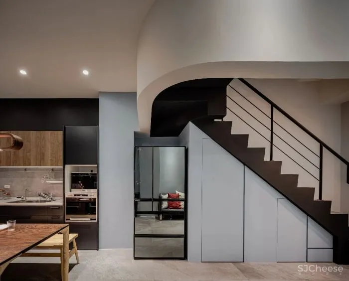 黄巢设计 充满生活感的几何H宅