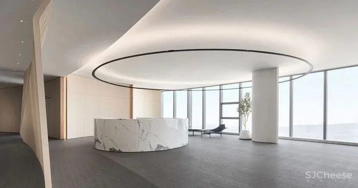 新作丨 YuQiang-Partners 游走于直线与曲线的极简设计