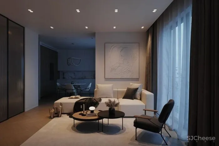 一居室的公寓,这样设计 1㎡ 都不浪费还显格调