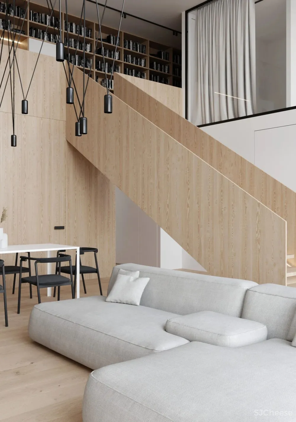 如何完善黑色，白色，木质-灰色调色板