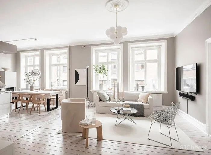 北欧米色空间，温暖舒适！