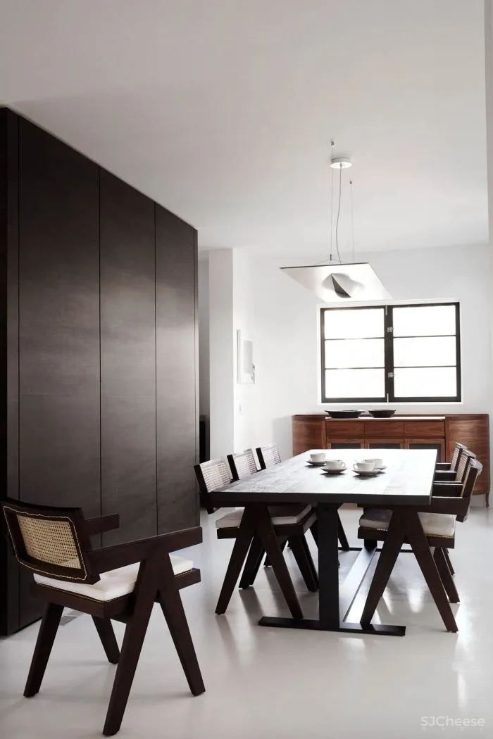 330㎡极简白大宅,拱形元素的高级玩法