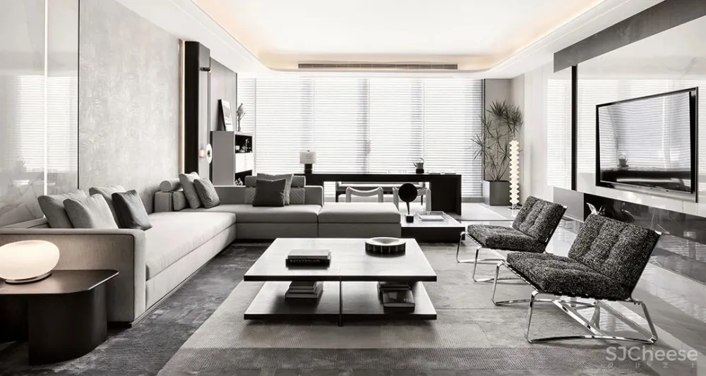 新作丨 莎米斯 x GFD广飞 杭州 620㎡ 跃层豪宅,自然静谧的艺术栖所