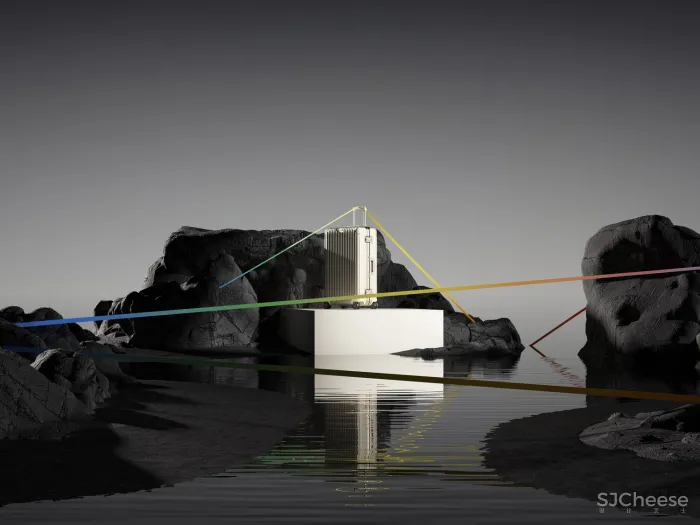 95后小哥做的效果图,同色系更适合极简风