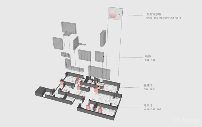 新作丨 夏承龙:240㎡极简私宅,克制而热烈!