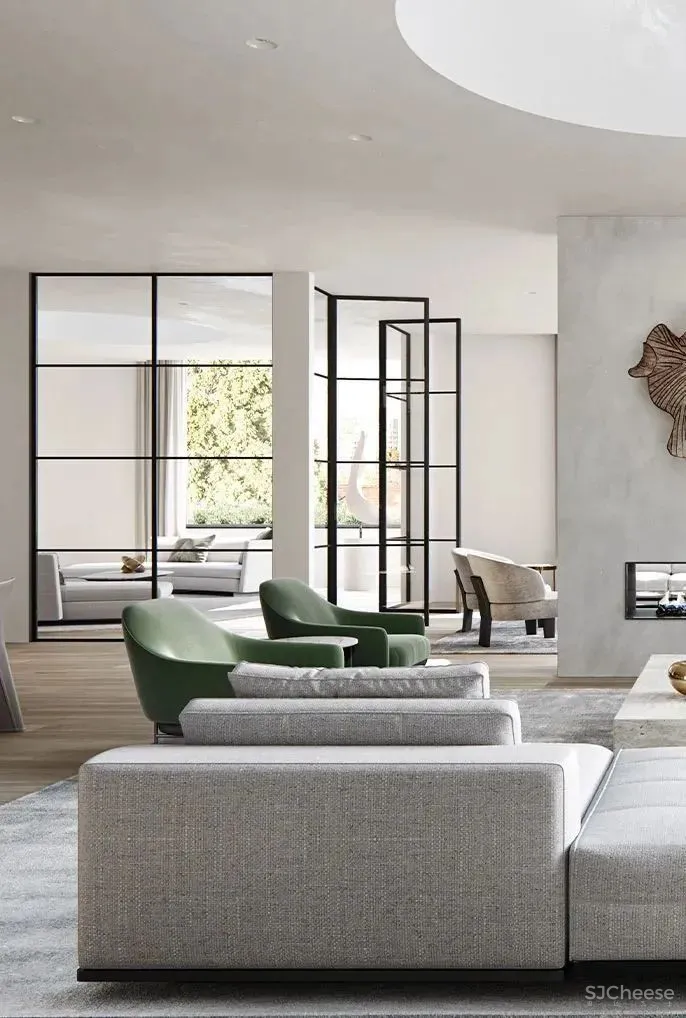 性冷淡的别墅设计,满满的高级感!