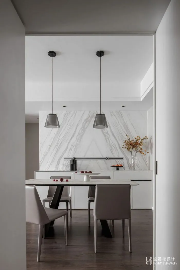 120㎡现代空间,高密度生活下的舒缓居所 宏福樘设计