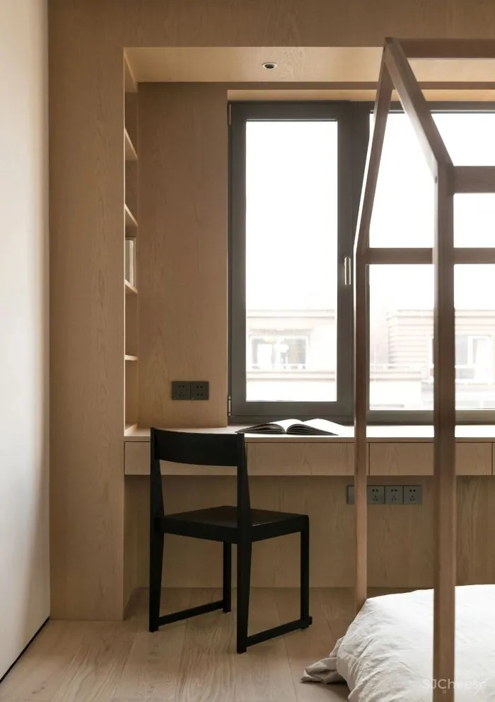 130㎡禅意居所,竖百叶与原木太美了!