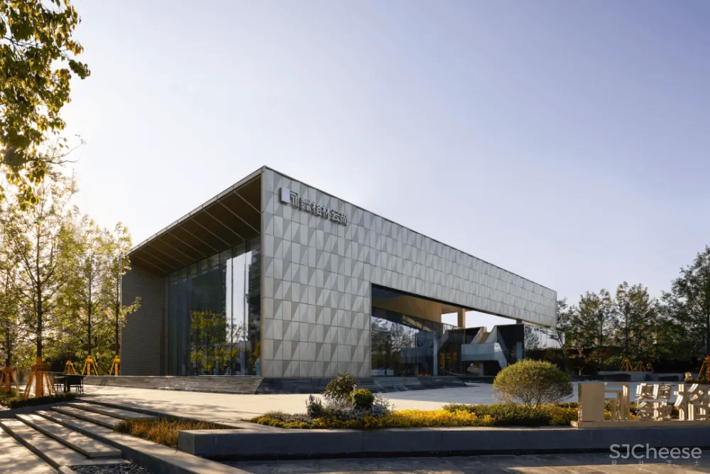 EH DESIGN 空间 金地·奥园格林云尚售楼处：自然的生长