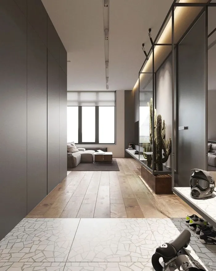 55㎡二居室,男性的雅致空间!