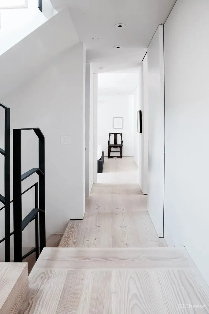 330㎡极简白大宅,拱形元素的高级玩法