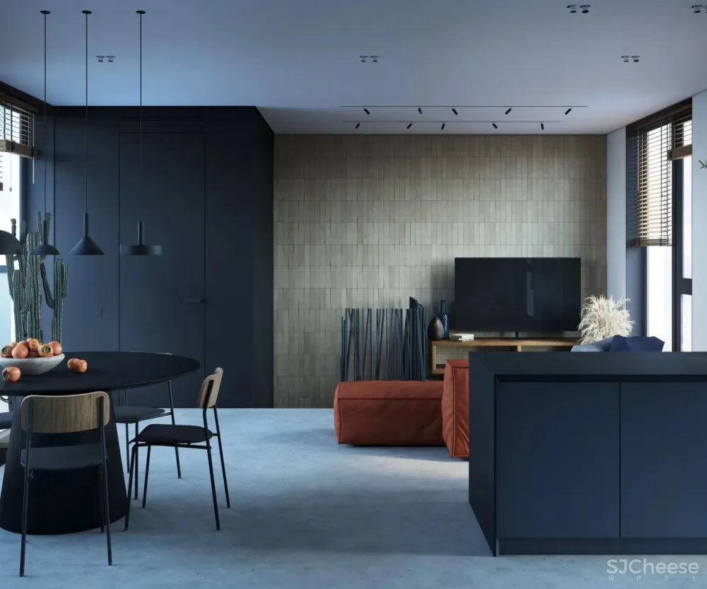 Avrinska设计：大胆的撞色空间，颜值爆表！