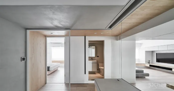 拒绝循规蹈矩,从三室改一室,这个100平米的住宅被改的十分有趣