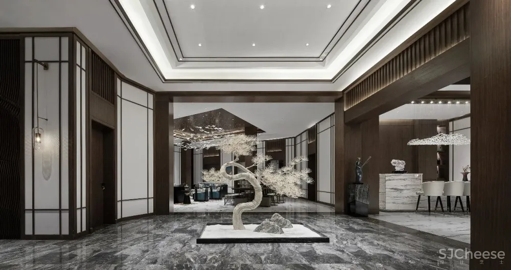 气韵相合,平衡而有序的东方意境空间│米洛映象