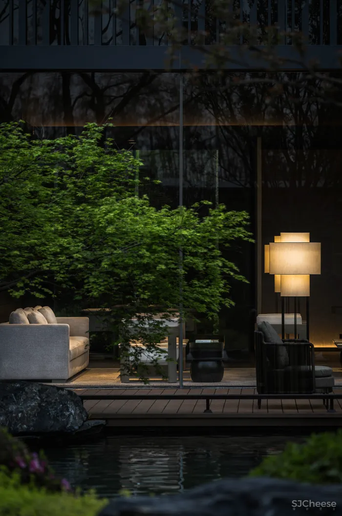 ONE CU 壹方设计 见山茶庐,林中低语