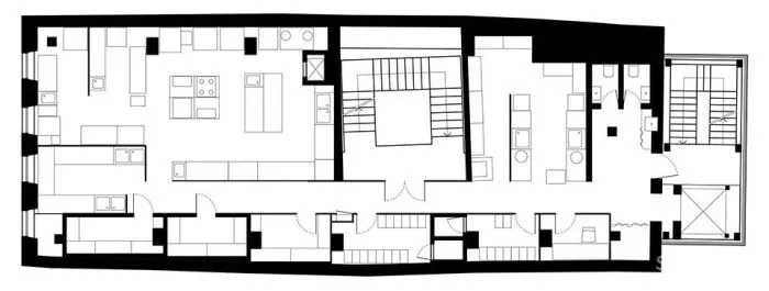 乌克兰历史中心的疯狂酒馆,六个楼层汇集了五家不同风格的酒吧及餐厅 YOD design Lab