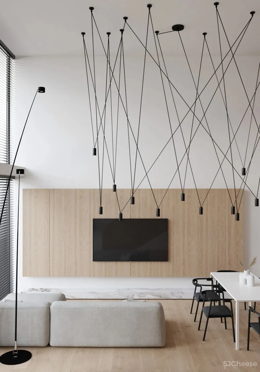 如何完善黑色，白色，木质-灰色调色板