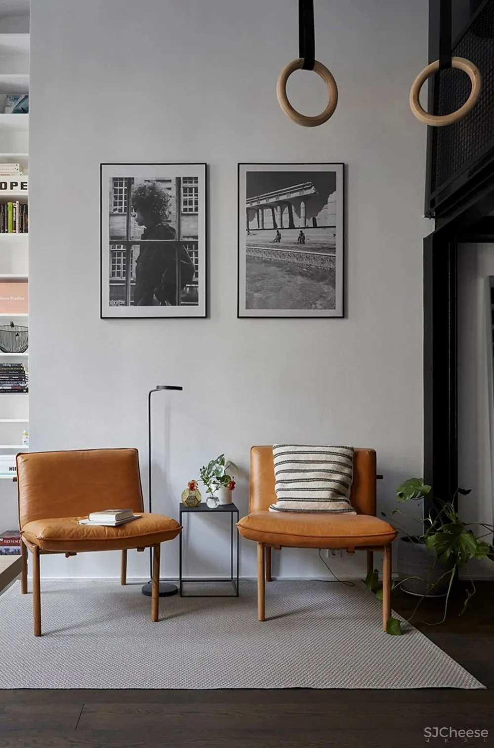 一位女性音乐家在斯德哥尔摩的夹层阁楼公寓（64平方米）