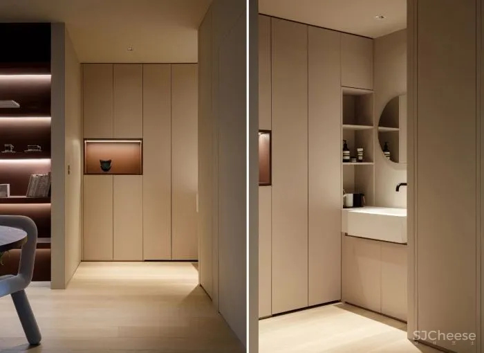 温暖 极简，这个90㎡老房“空”的很诗意