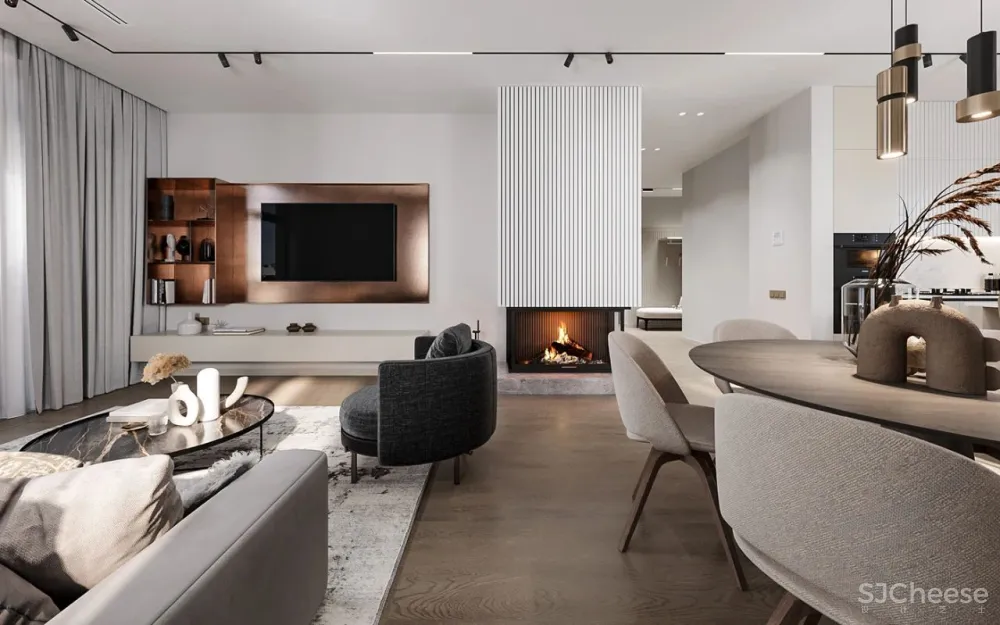 130㎡现代轻奢美宅！