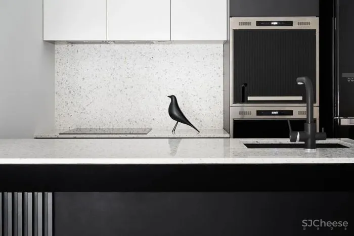 Confident Black, White - Yellow Interiors