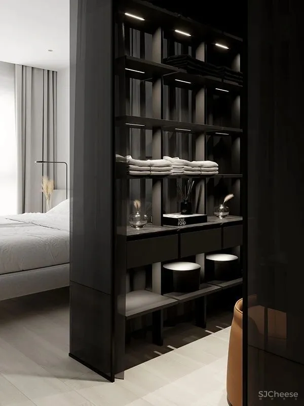 简约风 LOFT,完美演绎黑白调的空间美学