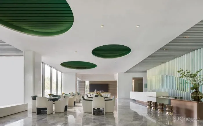 EH DESIGN 空间 金地·奥园格林云尚售楼处：自然的生长