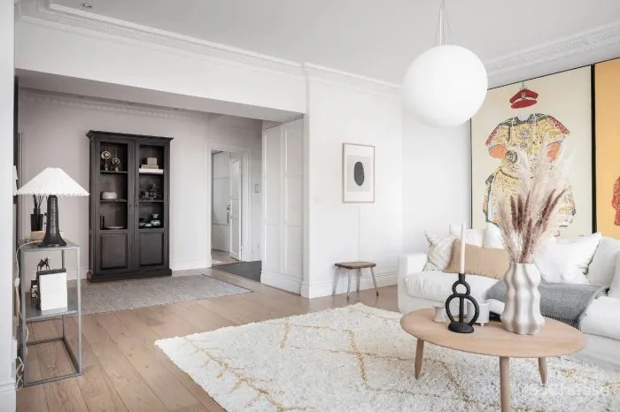 北欧混搭中国风,瑞典87㎡闺蜜同租公寓!