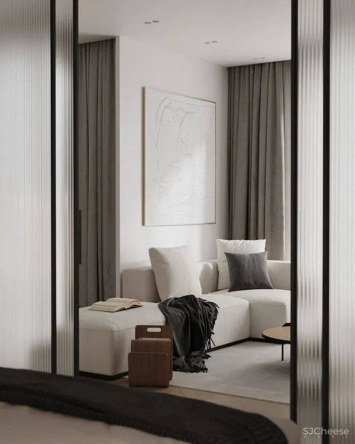 一居室的公寓,这样设计 1㎡ 都不浪费还显格调