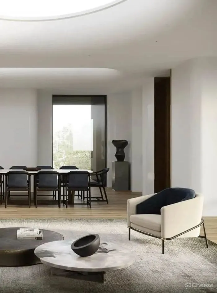 性冷淡的别墅设计,满满的高级感!