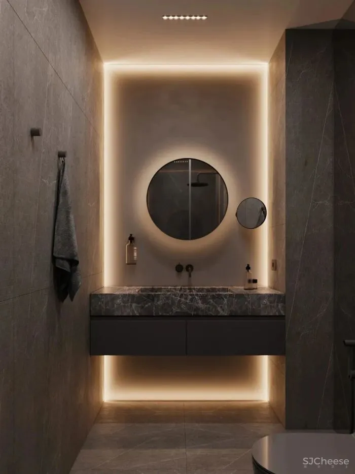 木质肌理 高级灰,优雅低调的现代轻奢美宅