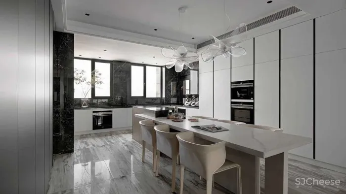 杭州尔间设计丨相半一个幸福的四口之家