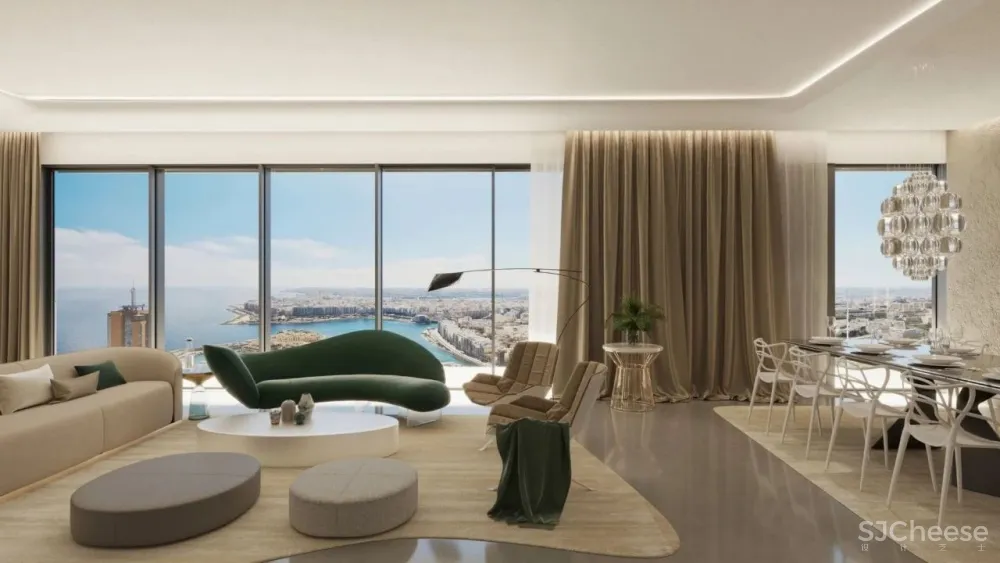 扎哈事务所新作，扭曲的外立面分隔公寓和酒店，独树一帜的「分层」设计！