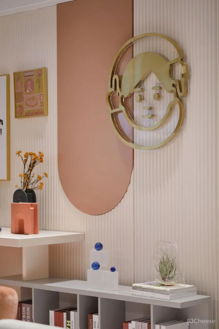 海力设计 两江都汇58㎡ 浪漫“奶茶”风