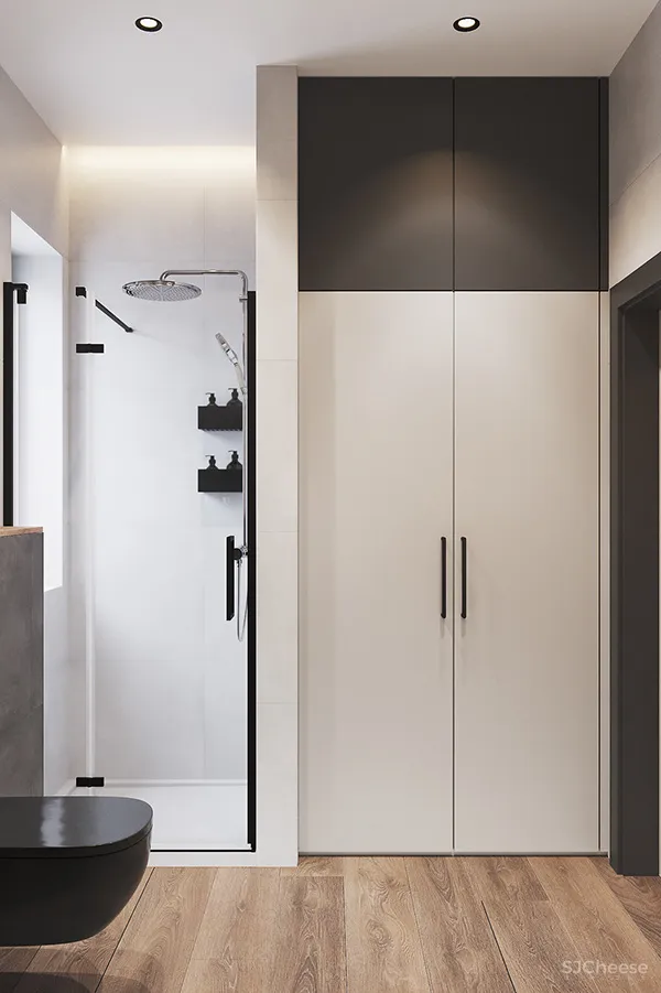 三居室复式住宅,墙这样刷清新又显格调!