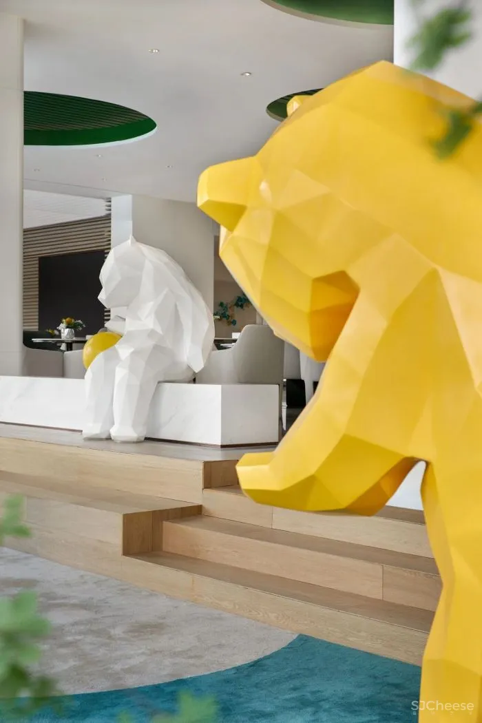 EH DESIGN 空间 金地·奥园格林云尚售楼处：自然的生长